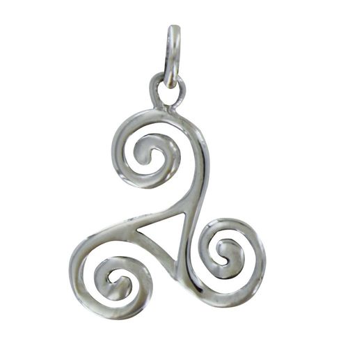 Les Poulettes Bijoux - Pendentif Argent Celte Triskel