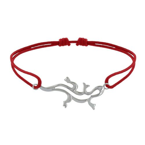 Les Poulettes Bijoux - Bracelet Lien Argent Salamandre