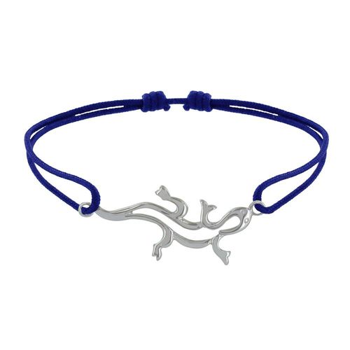 Les Poulettes Bijoux - Bracelet Lien Argent Salamandre