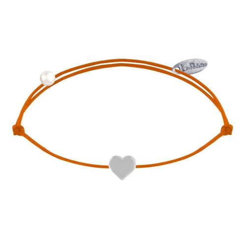 Les Poulettes Bijoux - Bracelet Lien Argent Mini Coeur