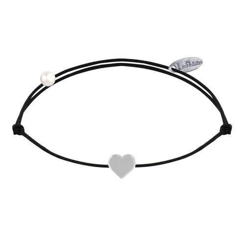 Les Poulettes Bijoux - Bracelet Lien Argent Mini Coeur