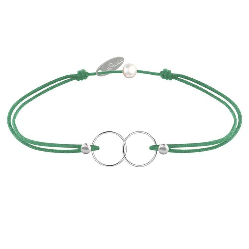 Les Poulettes Bijoux - Bracelet Lien Argent Anneaux Toi Et Moi - Classics