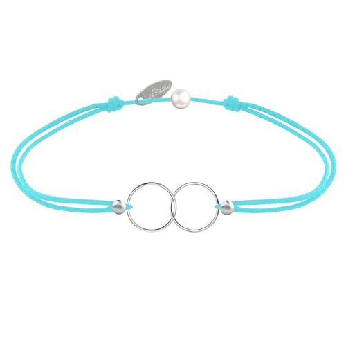 Les Poulettes Bijoux - Bracelet Lien Argent Anneaux Toi Et Moi - Classics