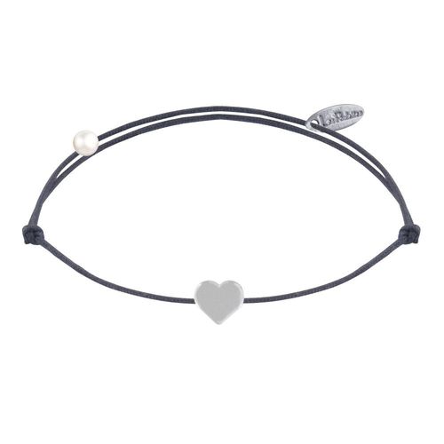 Les Poulettes Bijoux - Bracelet Lien Argent Mini Coeur