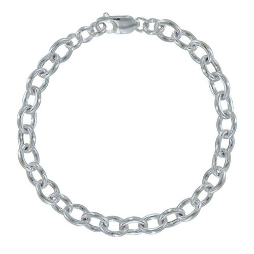 Les Poulettes Bijoux - Bracelet Argent Gourmette Gros Maillons