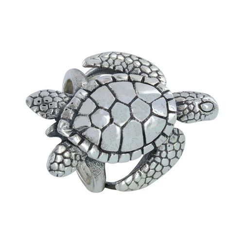 Les Poulettes Bijoux - Bague Argent Tortue Des Galápagos