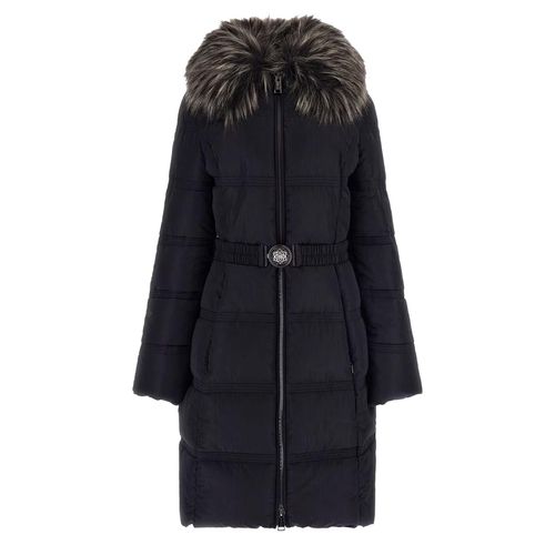 Doudounes Synthétiques Guess New Marisol Long Bel Noir
