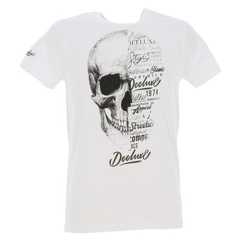 Tee Shirt Manches Courtes Deeluxe Vegas Ts M Ope Blanc