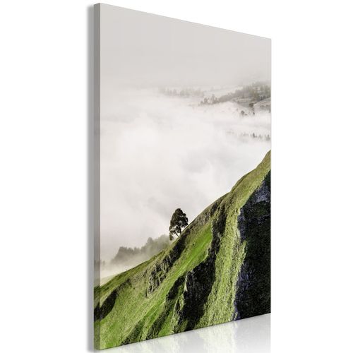 Tableau toile de décoration murale impression premium en 1 partie sur châssis en bois motif Arbre au-dessus des nuages 20x30 cm 11_0018251