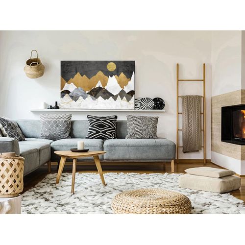 Tableau toile de décoration murale impression premium en 1 partie sur châssis en bois motif Nuit froide 30x20cm 11_0017820