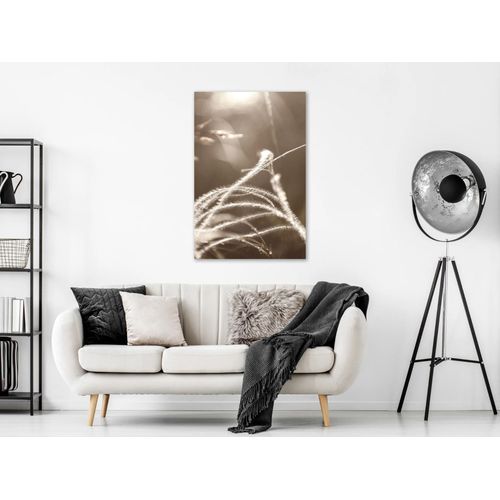 Tableau toile de décoration murale impression premium en 1 partie sur châssis en bois motif Herbe moelleuse 80x120cm 11_0017646
