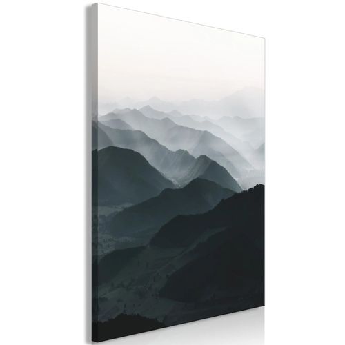 Tableau toile de décoration murale impression premium en 1 partie sur châssis en bois motif Crêtes parallèles 20x30 cm 11_0018263