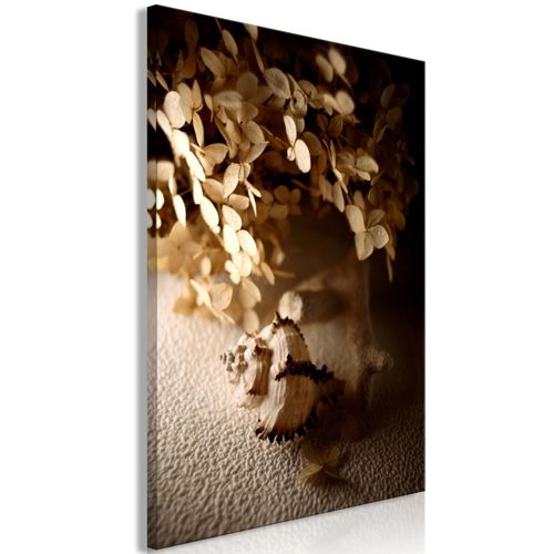 Tableau toile de décoration murale impression premium en 1 partie sur châssis en bois motif Coquillage bourdonnant 40x60cm 11_0017656