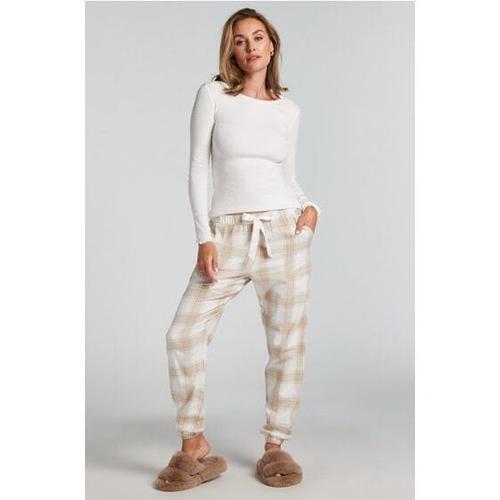 Hunkemöller Pantalon De Pyjama Flanel Beige