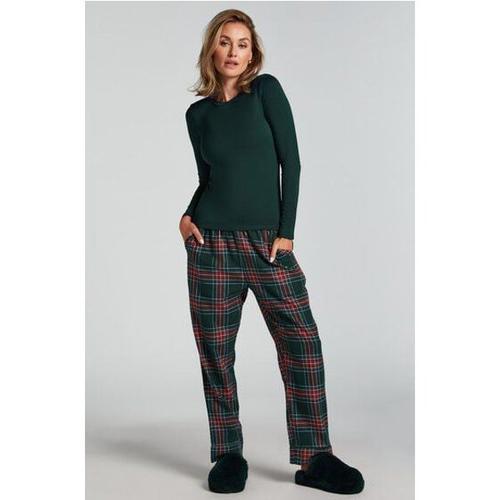 Hunkemöller Pantalon De Pyjama Flanel Vert