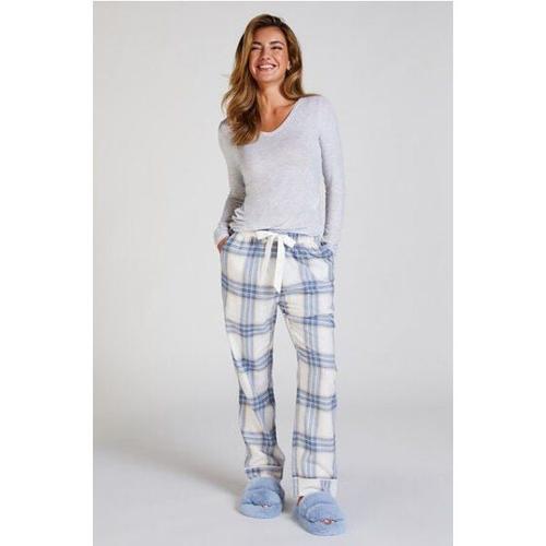 Hunkemöller Pantalon De Pyjama Flanel Bleu