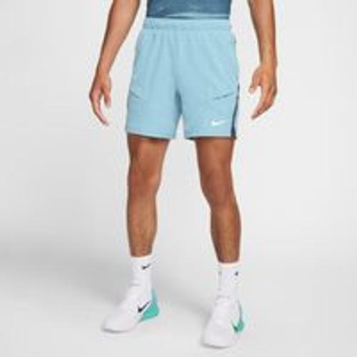 Short De Tennis Dri-Fit 18 Cm Nikecourt Advantage Pour Homme - Bleu