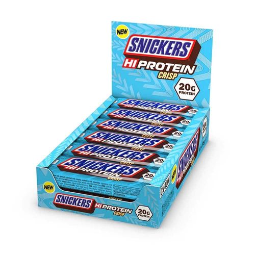 Snickers Protein Bar (12x55g)|Crispy Chocolate| Barres Protéinées|Mars Protein 