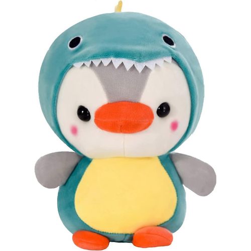 Pingouin-Dinosaure Peluche Animaux Jouets, Peluches Pingouin Portant Un Costume De Dinosaure Habillé En Dinosaure Mignon Pour Garçon Fille Noël Halloween Cadeau D¿Anniversaire
