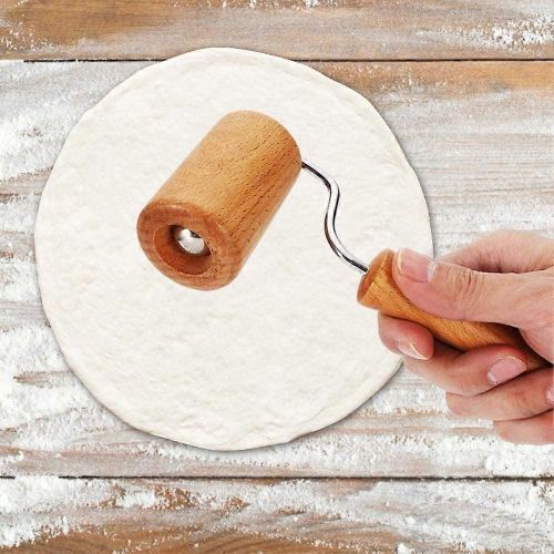 Rouleau À Pâtisserie En Forme De T, Boulangerie Fondante Pour Épingle De Cuisine Outil De Pâtisserie Rouleau À Pâte En Bois Multifonction Biscuit À Pizza Rouleau À Pâtisserie Pâtes À La Main Chapati(3