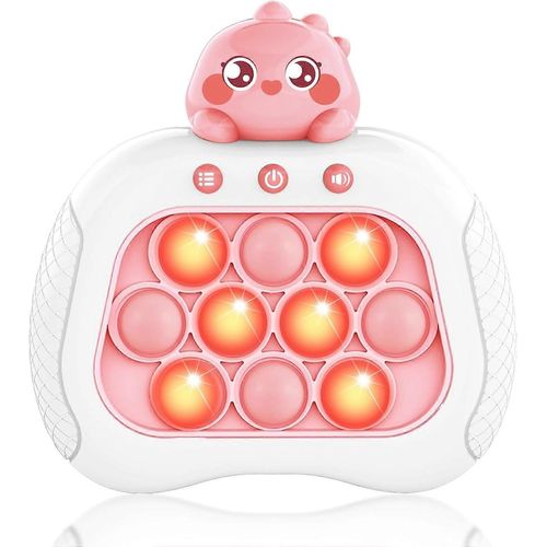 Fast-Push-Bubble-Game Animal Pour Enfants Et Adultes [Light Up Puzzle Speed Push Game] [Dinosaure Handheld Fidget Game Toy] Cadeau Pour Garçons Et Filles Âgés De 3 À 12 Ans