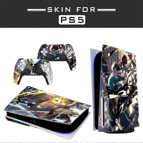 Peau Adhésive - Compatible Pour Ps5 - Housse Pour Personnaliser La Console - Film Vinyle Amovible - Qualité Hd Satinée Mate (Disque, Venin)