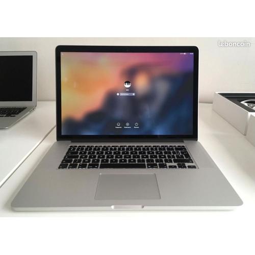 Apple MacBook Pro mi-2014 - 15" Intel Core i7 - Ram 16 Go - DD 500 Go - Gris Aluminum