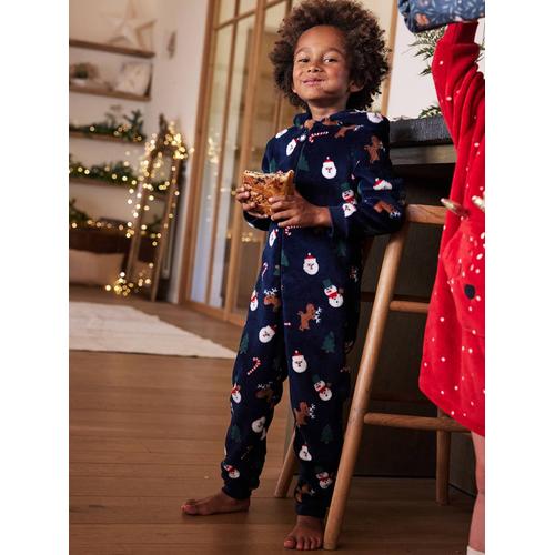 Combinaison Surpyjama Noël Garçon Marine