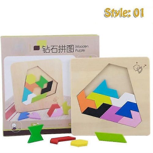 Jouets Éducatifs Pour Enfants, Jeux D'apprentissage Interactifs, Intelligence, Tetris, Puzzles En Bois, Cadeaux D'anniversaire-1