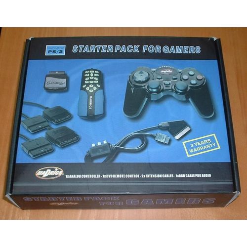 Madrics Starter Pack W/ X-Shock 2 Controller - Gamepad - Filaire