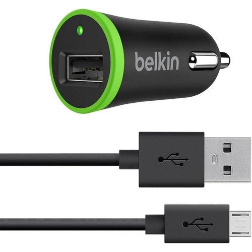 - Chargeur De Voiture Universel 2,4 A + Câble Micro-Usb (Recharge 40 % Plus Rapide) - 1,2 M - Noir[X387]