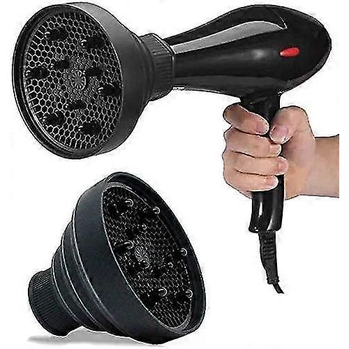 Diffuseur d¿air chaud pour cheveux bouclés, séchage doux, boucles définies sans frisottis