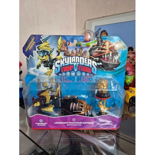 3 Figurines Skylanders Trap Team - Legendary Nightmare Express Adventure Pack Legendary Séries