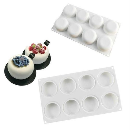 8 Cavité Français Pain Oblat Silicone Matériau Moule Bougie Abrasive Mousse Gâteau