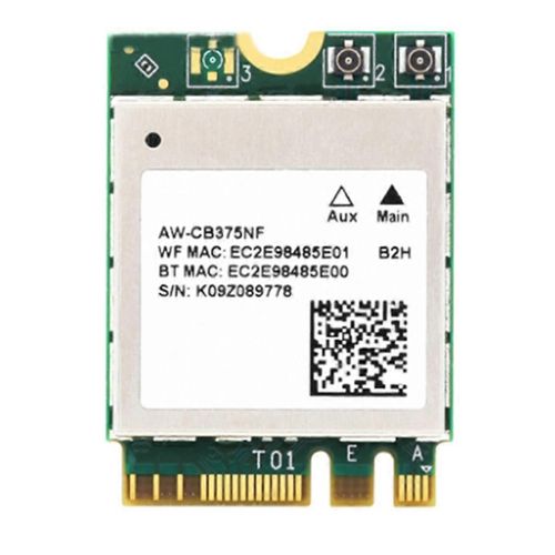 Carte Wifi M.2 double bande 2.4g / 5g Adaptateur réseau BT5.0 Wifi Mudule pour ordinateur portable