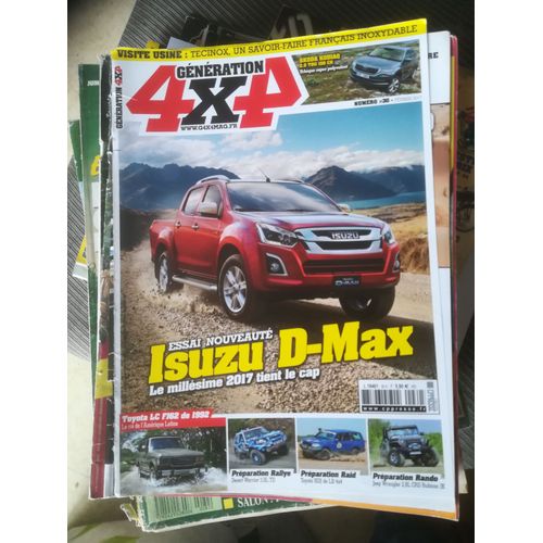 Generation 4x4 30 De 2017 Isuzu D-Max 1.9d,Suzuki S-Cross 1.4 Boosterjet Style Auto Allgrip,Skoda Kodiaq 2.0 Tdi,Peugeot 3008,Desert Warrior 3.0 Td,Toyota Bj46 Teseven,Jeep Renegade Trekk 4x4,Toyota H