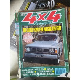 4x4 Magazine 91 De 1989 Jeep Wrangler,Peugeot 405 Grx,Bx 4x4,Honda Civic Shuttle 1.6 4wd,Nissan Patrol Gr 2800 Dt,Camaro Baja Class 6