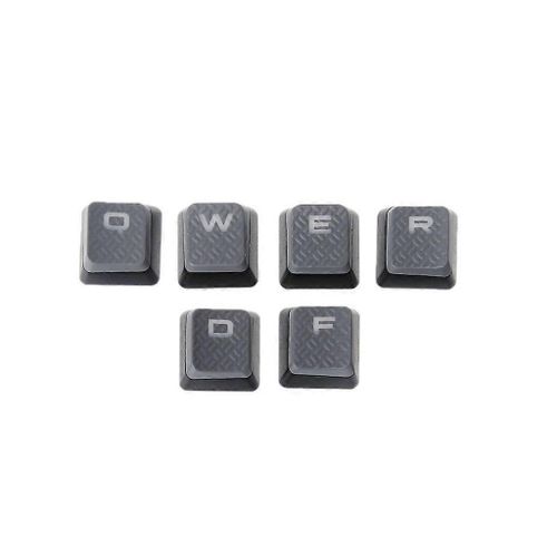 6PCS ABS Rétroéclairé Keycap Texture Capuchon de clé antidérapant pour Corsair K70 K65 K95 G710