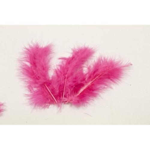 HOBI 20 Plumes de Décoration Fuschia