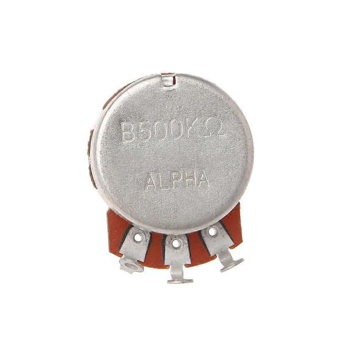 B500k Potentiomètre Pot Cannelé Guitare Électrique Effet Basse Ampli Tonalité Volume Partie