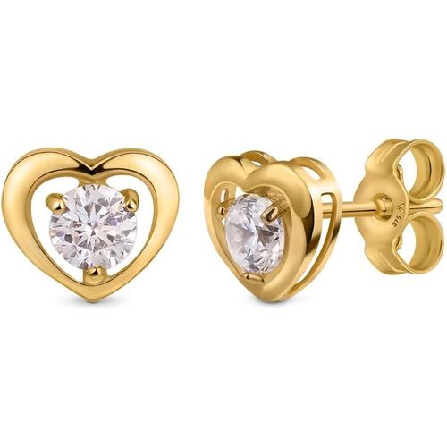 Allure Petites Boucles D'oreilles En Or 9 Carats Pour Femmes[Q1492]