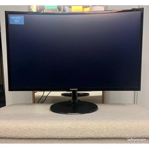 Moniteur LED incurvé Samsung 27 pouces, noir Réf : C27F390FHU