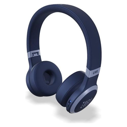 JBL LIVE 670NC - Écouteurs avec micro - sur-oreille - Bluetooth - sans fil, filaire - Suppresseur de bruit actif - jack 3,5mm - bleu