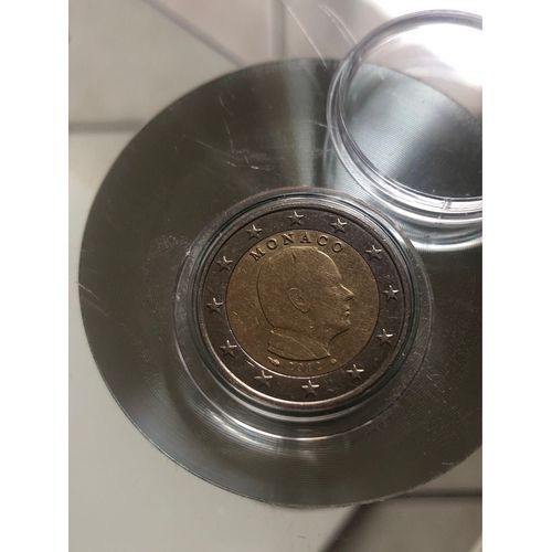Pièce De 2 Euro Monaco 2012, Sous Capsule, En Bon État . Envoi Rapide Et Soigné Dans Enveloppe Bulles