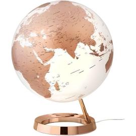 Globe terrestre sur socle doré
