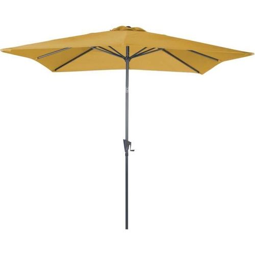 Parasol Carré En Aluminium Avec Manivelle 2,5m Tilt Curry Curry