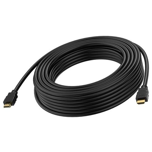 VISION - High speed - câble HDMI - HDMI mâle pour HDMI mâle - 10 m - double blindage - noir - bande passante de 48 Gbps, support pour 8K60Hz