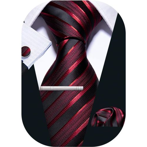 Paisley Cravate Pour Hommes Floral Attacher Poche Carré Boutons De Manchette Ensemble Designer