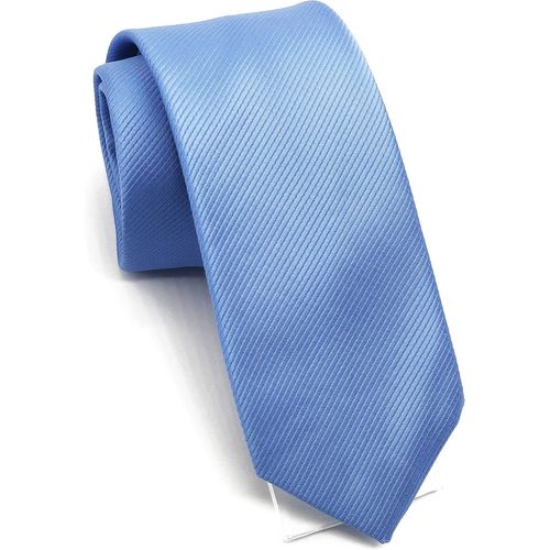Cravate Fine Pour Homme Couleur Unie 6 Cm