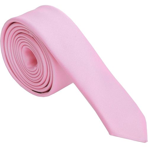 Cravates Pour Hommes Et Femmes Couleur Unie Slim Hommes 's Cravate 4 Cm